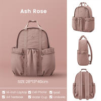 MaH 3562เป้น้ำหนักเบาเหมาะกับแล็ปท็อปขนาด14นิ้วเดย์แพกลำลองกันน้ำสำหรับผู้หญิงผู้ชายเดินทางไปโรงเรียน