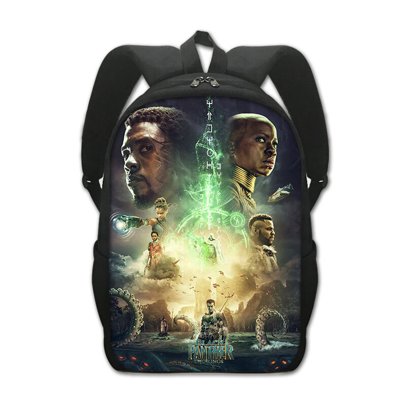 Black Panther 2 Backpack Popular Science Fiction Movie Print