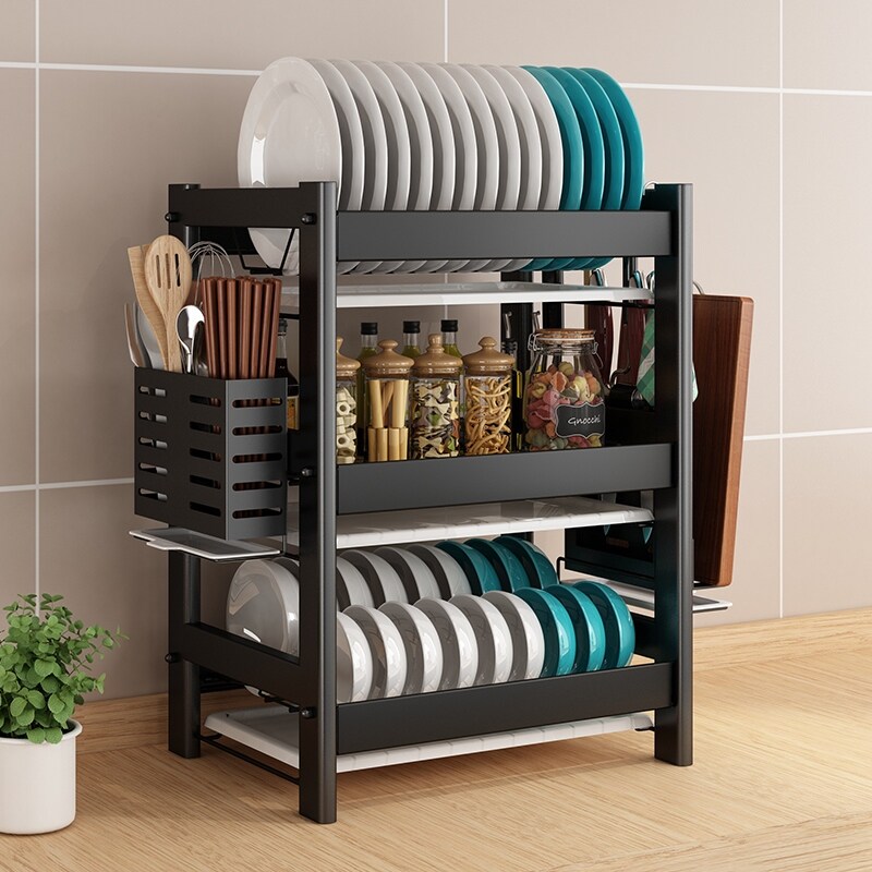 Gambar 304 stainless steel kitchen shelf waterlogging caused by excessive rainfall aircraft air put a bowl of bowl chopsticks receive a case tool dish rack drain bowl frame