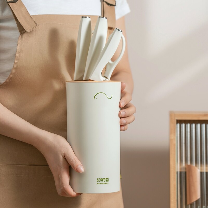 Gambar German antibacterial stainless steel cutlery set all white kitchen household kitchen cutting board chopping block 2 syncretic combination