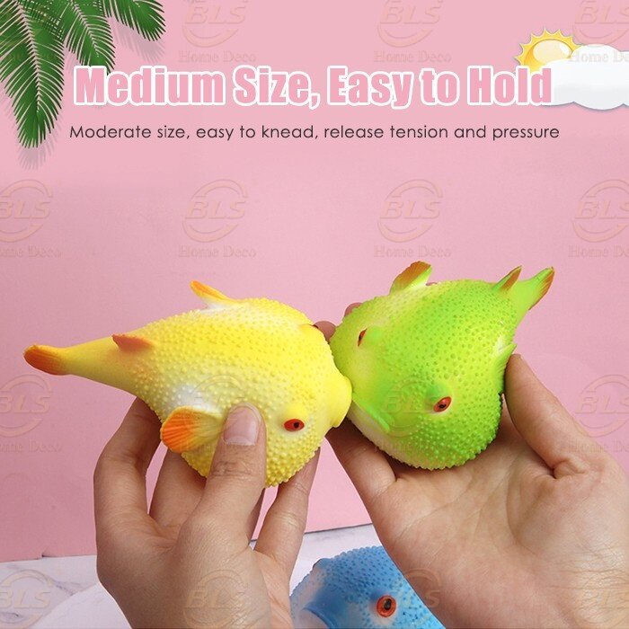 Pufferfish Stress Relief Squeeze Toy Soft Toys Children