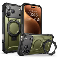 SUPCASE สำหรับ iPhone 17/17 Pro/air/ 17 Pro Max/ iPhone 18 Pro Max/ 18 Pro กรณีพร้อมขาตั้งจับด้วงยูนิคอร์นเข้ากันได้กับ MagSafe ระดับทหารป้องกันการตกแข็งแกร่งทนทานแม่เหล็ก