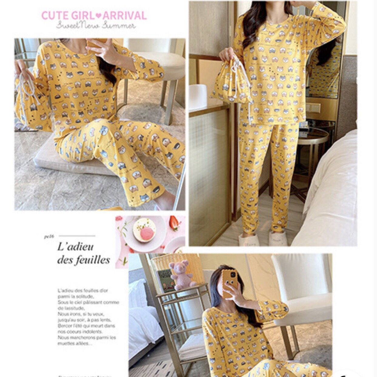 Đồ Bộ Thun Nữ Tay Dài Quần Dài ?? Bộ Thun Mặc Nhà Dài Tay ?? Bộ Ngủ Thun Đẹp Có Size