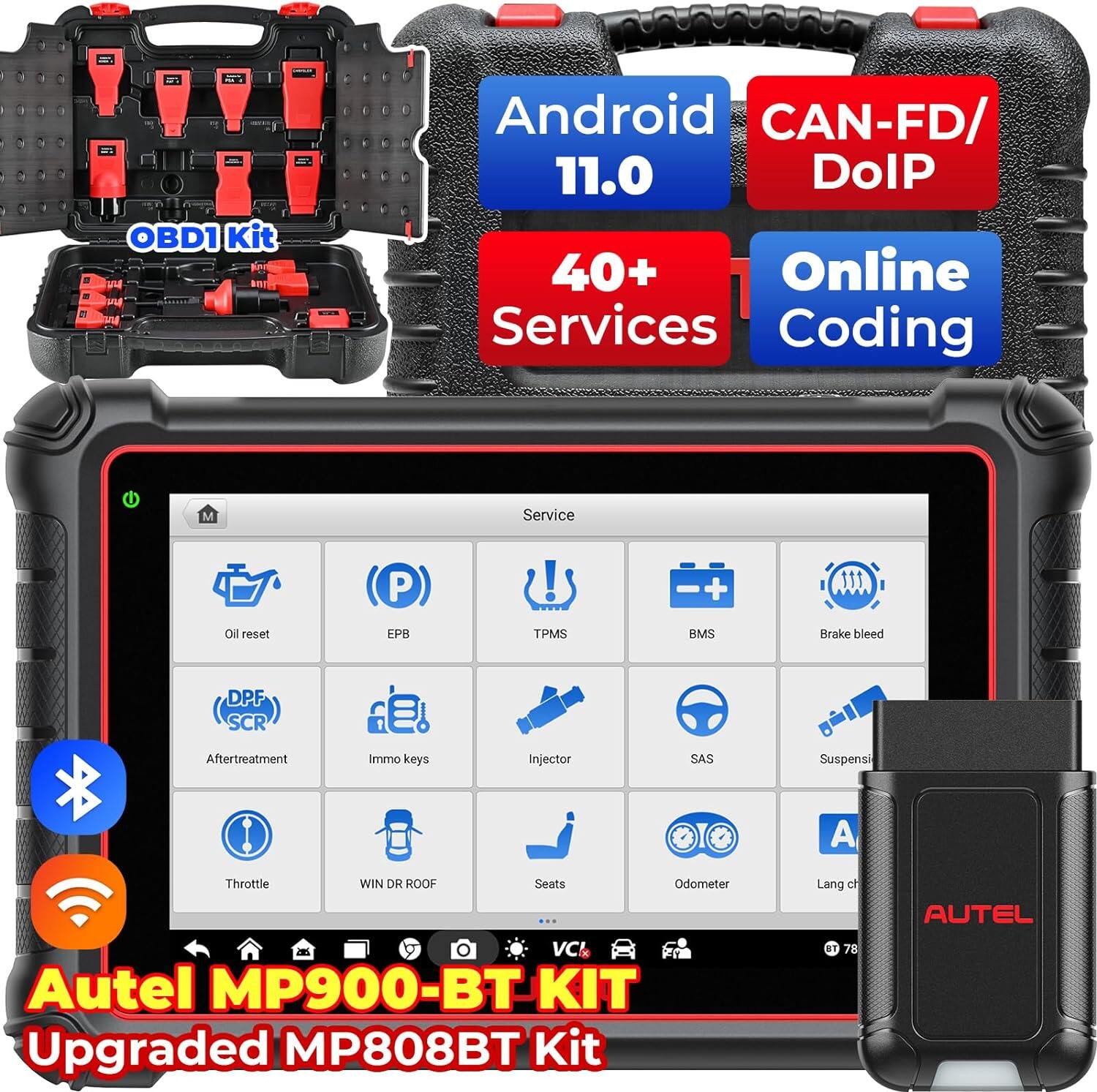 Autel MaxiPRO MP900-BT Scanner: 2025 DoIP CAN-FD Supported, Level-up of MP808BT Pro, OE ECU Coding, Bi-Directional, 150+ Makes,36+Services ราคา 47,999 บาท*ส่งฟรี