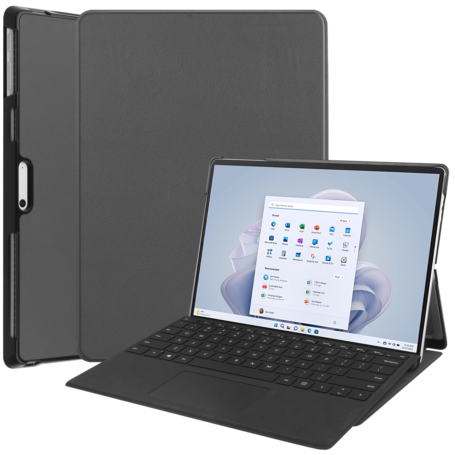 Ốp lật nam châm cho surface pro 9 13 inch ốp thông minh cứng ốp bảo vệ