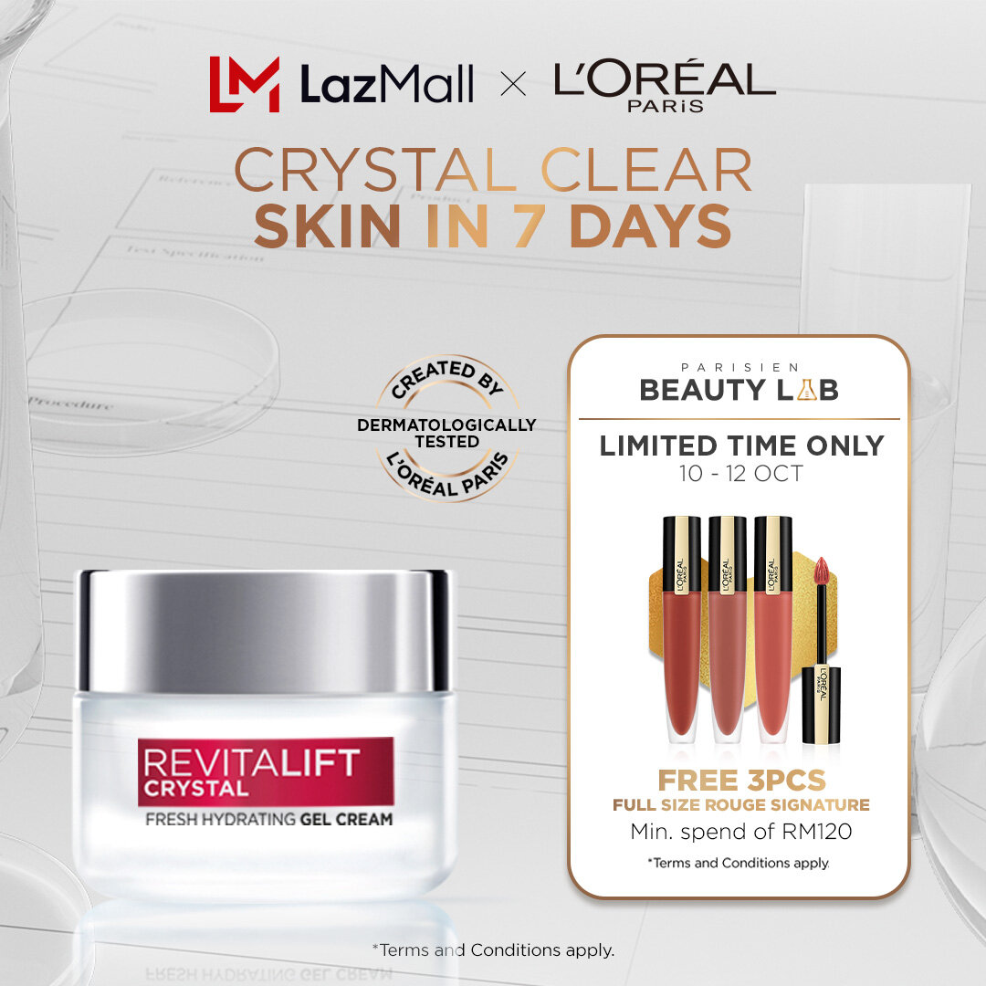 Gambar L Oreal Paris Revitalift Crystal Fresh Hydrating Gel Cream