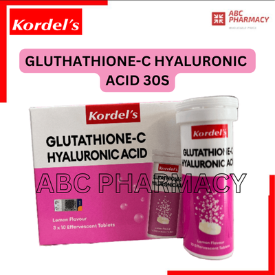 kordel's glutathione-c hyaluronic acid effervescent tablets Buy Kordel S Glutathione Effervescent Online at a Better Price