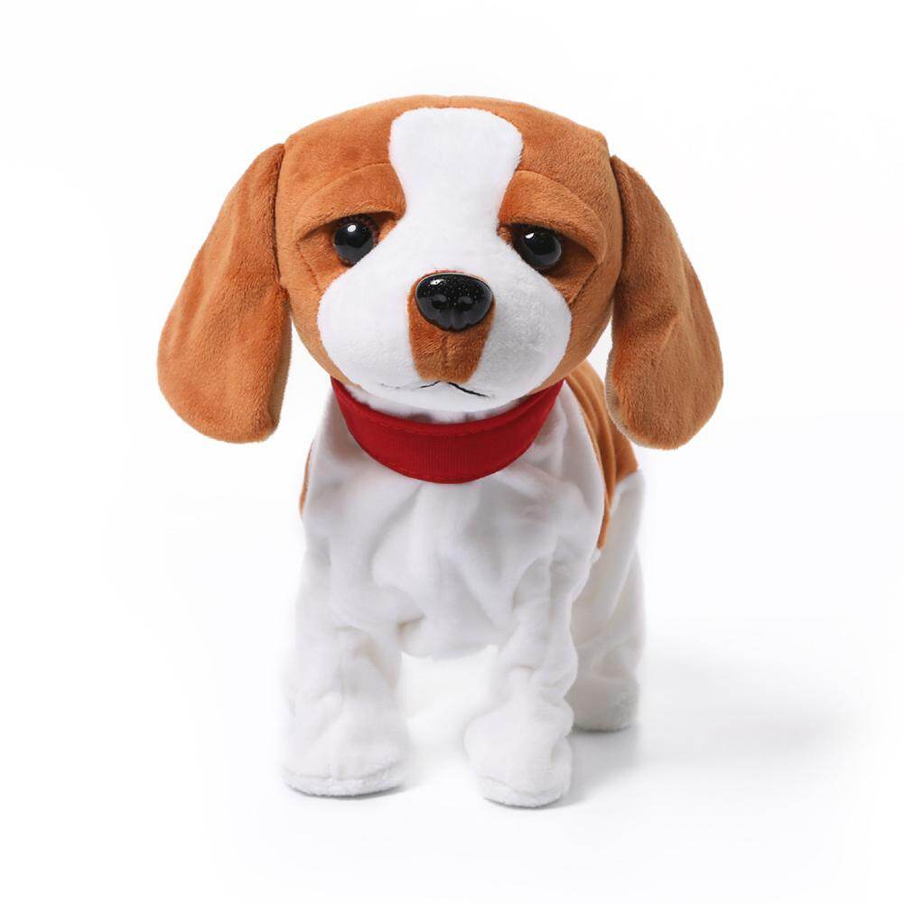 Salju Dance Kids Listrik Anjing Berjalan Lucu Plush Puppy Dengan