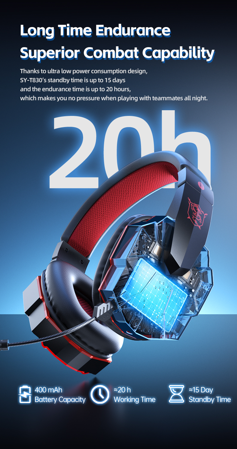 Wireless Gaming Headset With Pluggable Mic And Noise Reduction_voghion.com