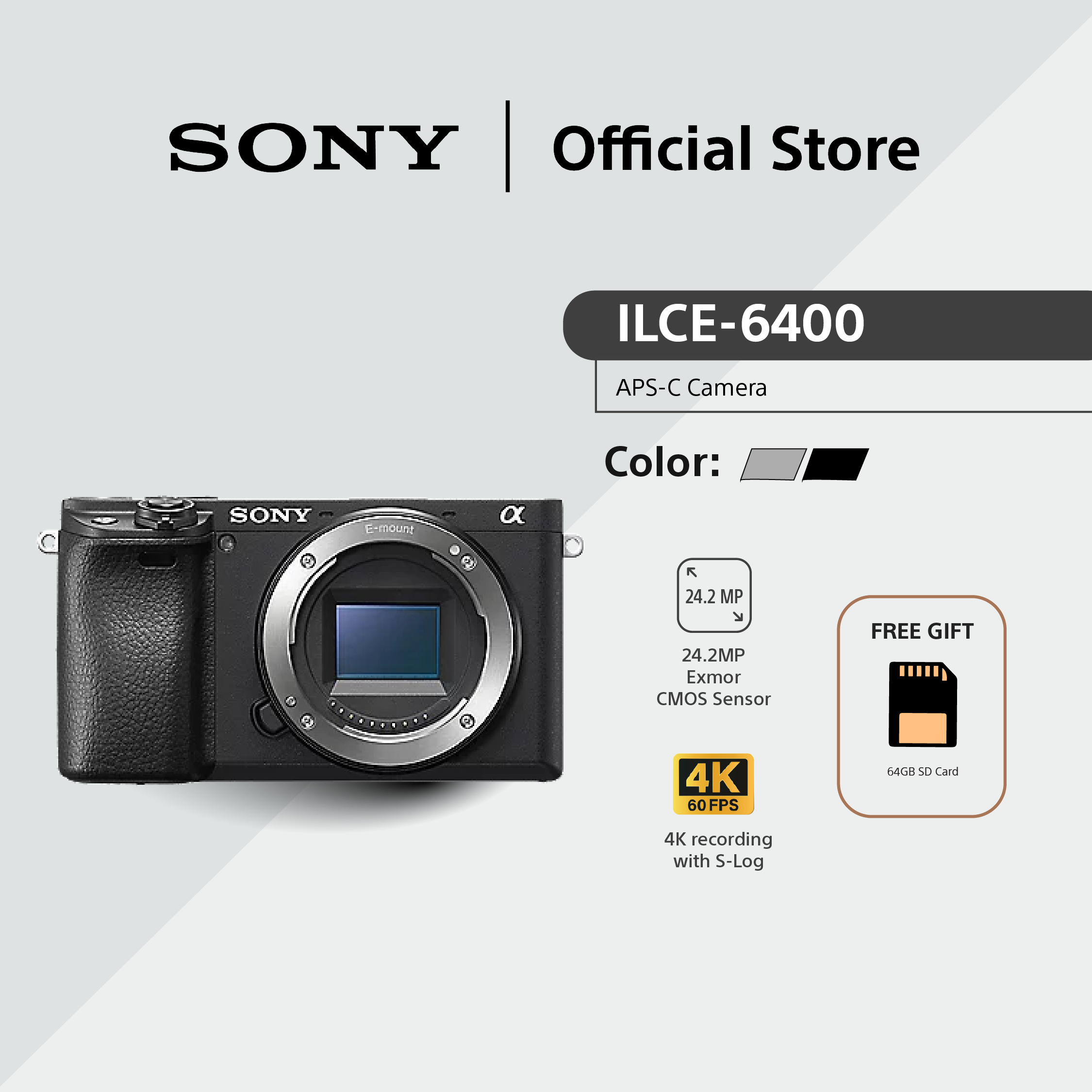 Buy Sony A6400 4k Online at a Better Price Lazada Malaysia