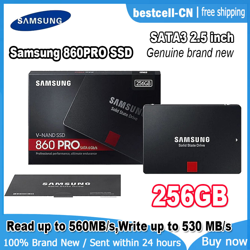 Samsung 860 Pro SSD 256GB - 2.5 inch SATA III Ổ cứng lưu trữ thể rắn nội bộ với công nghệ V-NAND MLC