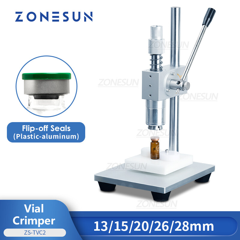 ZONESUN Manual Liquid Bottle Glass Vial Crimping Capping Sealing Machine ราคา 21,957 บาท*ส่งฟรี