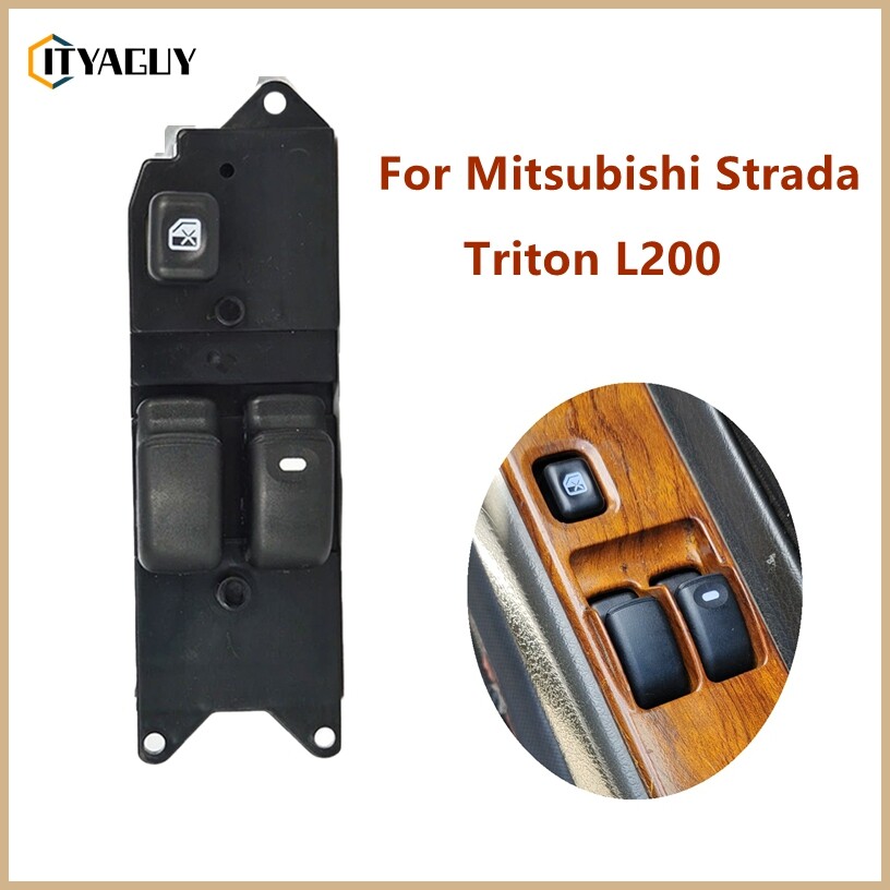 Electric window switch, window lift switch, electric window switch, Mitsubishi Strada Mitsubishi Strada 2-door model Triton L200 1996-2005 ราคา 458 บาท*ส่งฟรี