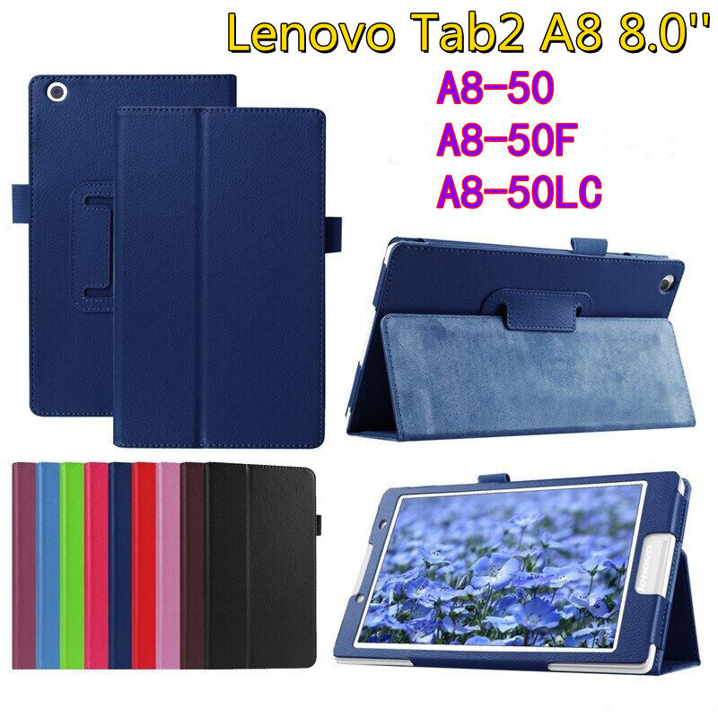 Ốp lật thông minh cho lenovo tab2 a8 ốp siêu nhẹ cho lenovo tab 2 a8-50 a8-50f a8-50lc 8"