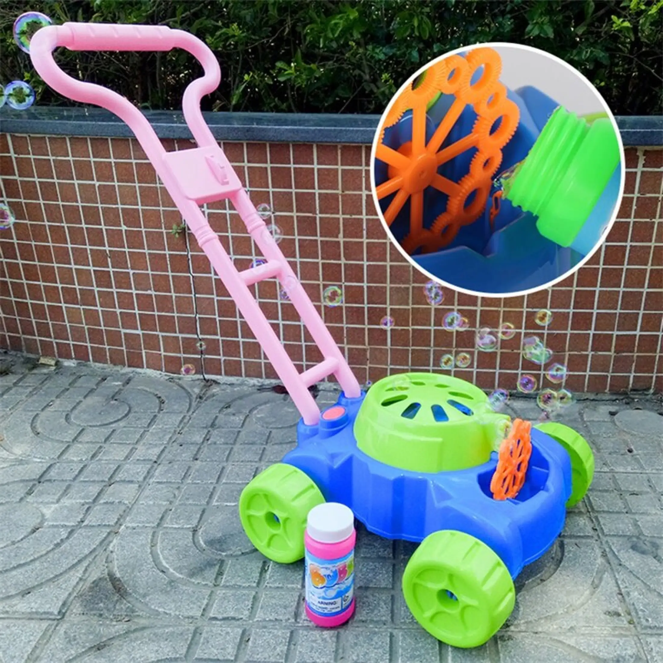 Bubble Machine With Music Automatic Indoor Children Portable Interactive Present Bubble Machine Bubble Maker Lawn Mower Lazada Singapore