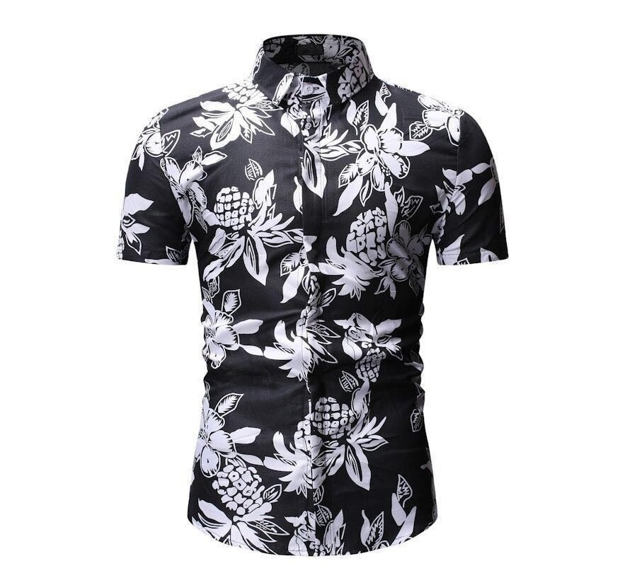 Kemeja Batik Lelaki Kemeja Bunga Shirt Batik Code 47 Lazada