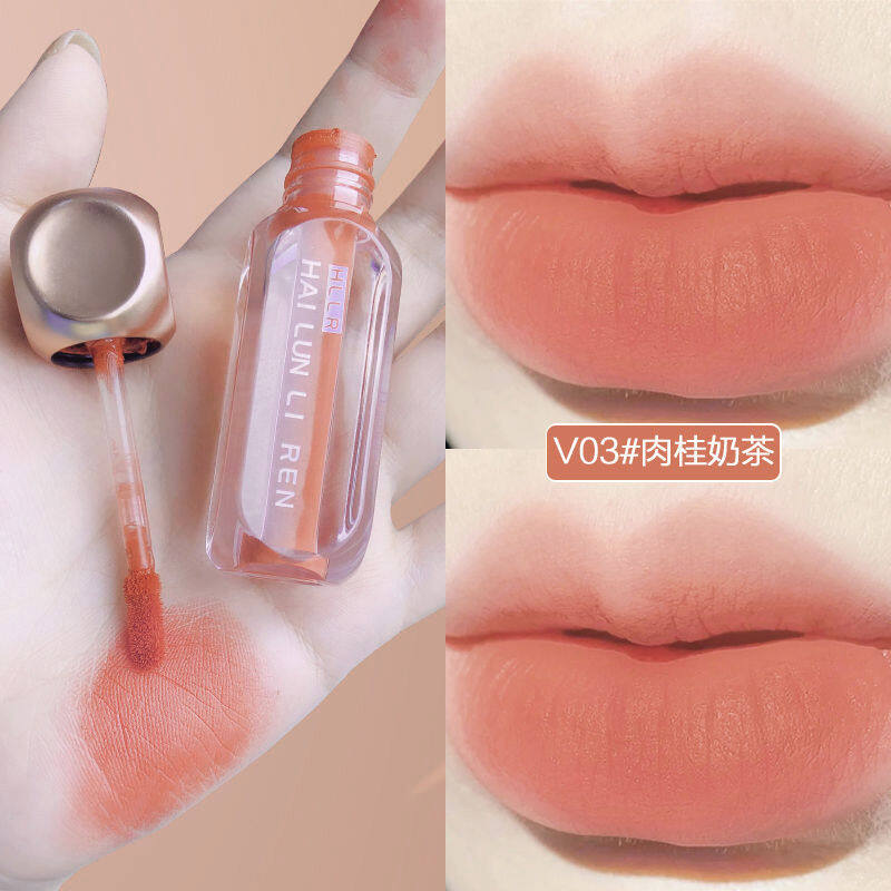 Gambar lip tint korean Lip glaze plain matte matte velvet lip mud lipstick