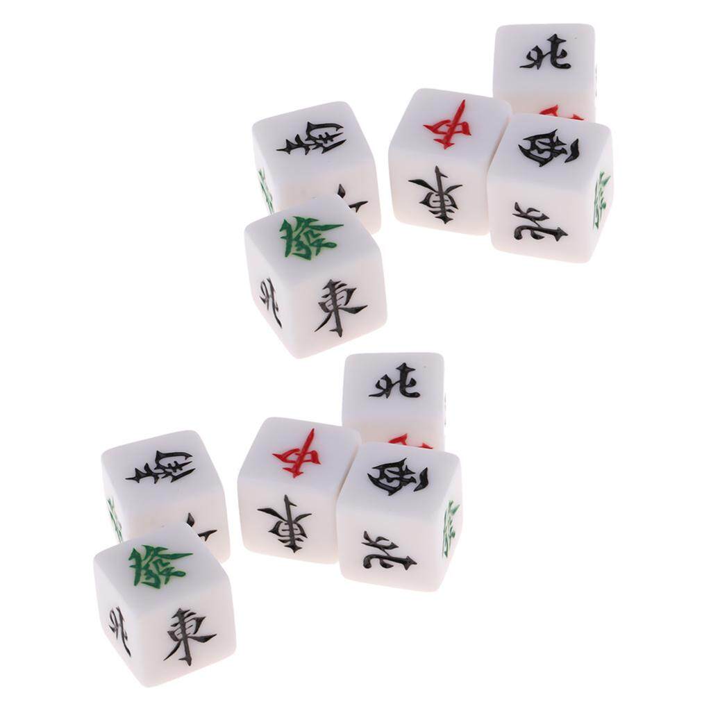 Mahjong Game Dice South North East West Mid 5 Wind Directions Dices Set