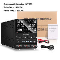 NICE-POWER Digital Dual-Channel DC Power Supply 30V 10A 60V 5A Voltage Regulator Series Parallel Functions Laptop Repair 30V 20A 60V 10A