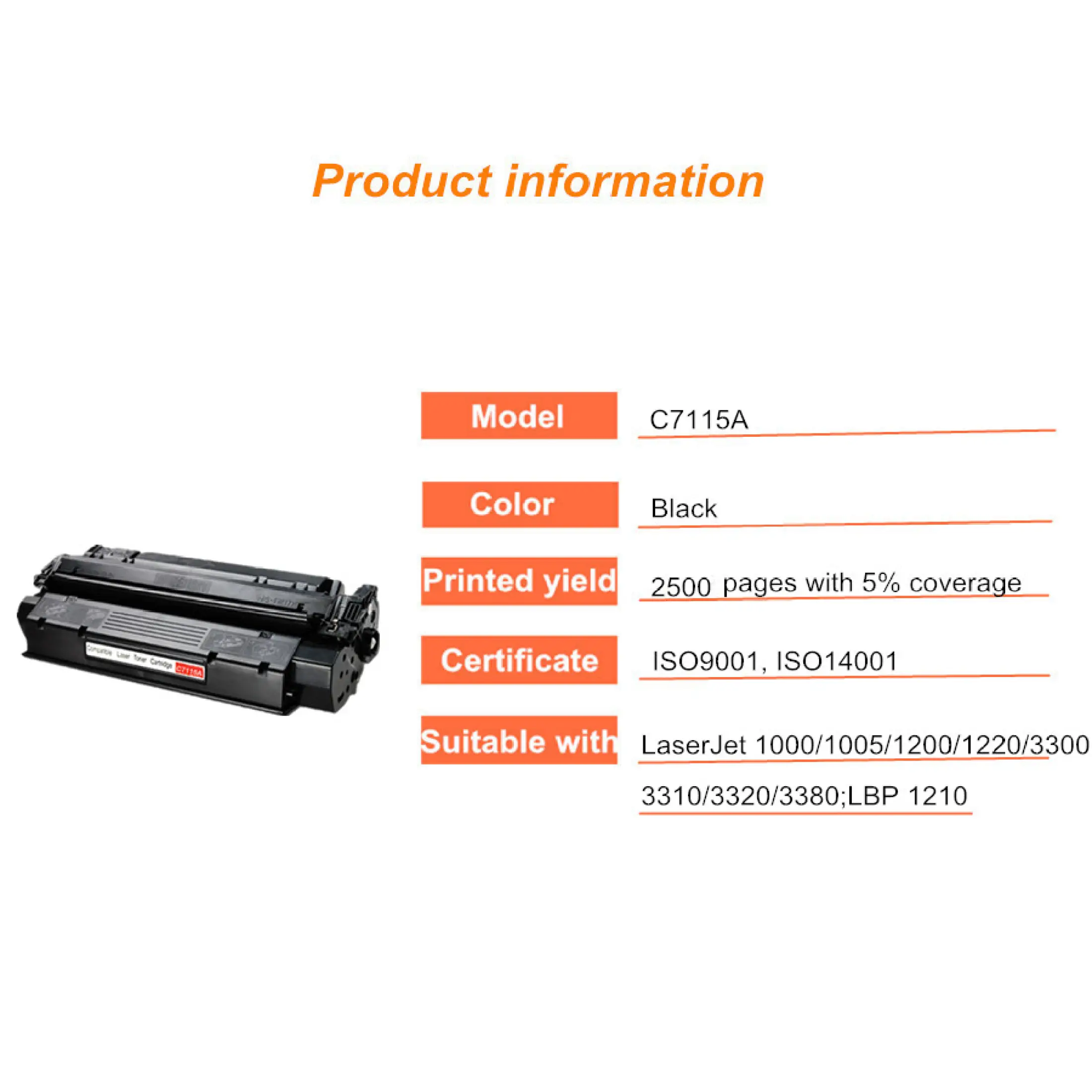 1005 hp printer specification