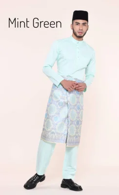 Baju Melayu Slimfit Lelaki Man Baju Melayu Cekak Musang Murah (4)