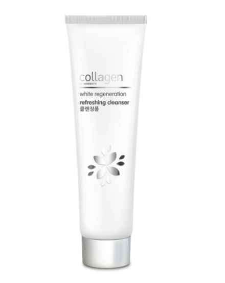 Gambar Collagen by Watsons White Regeneration Refreshing Cleanser (125ml)