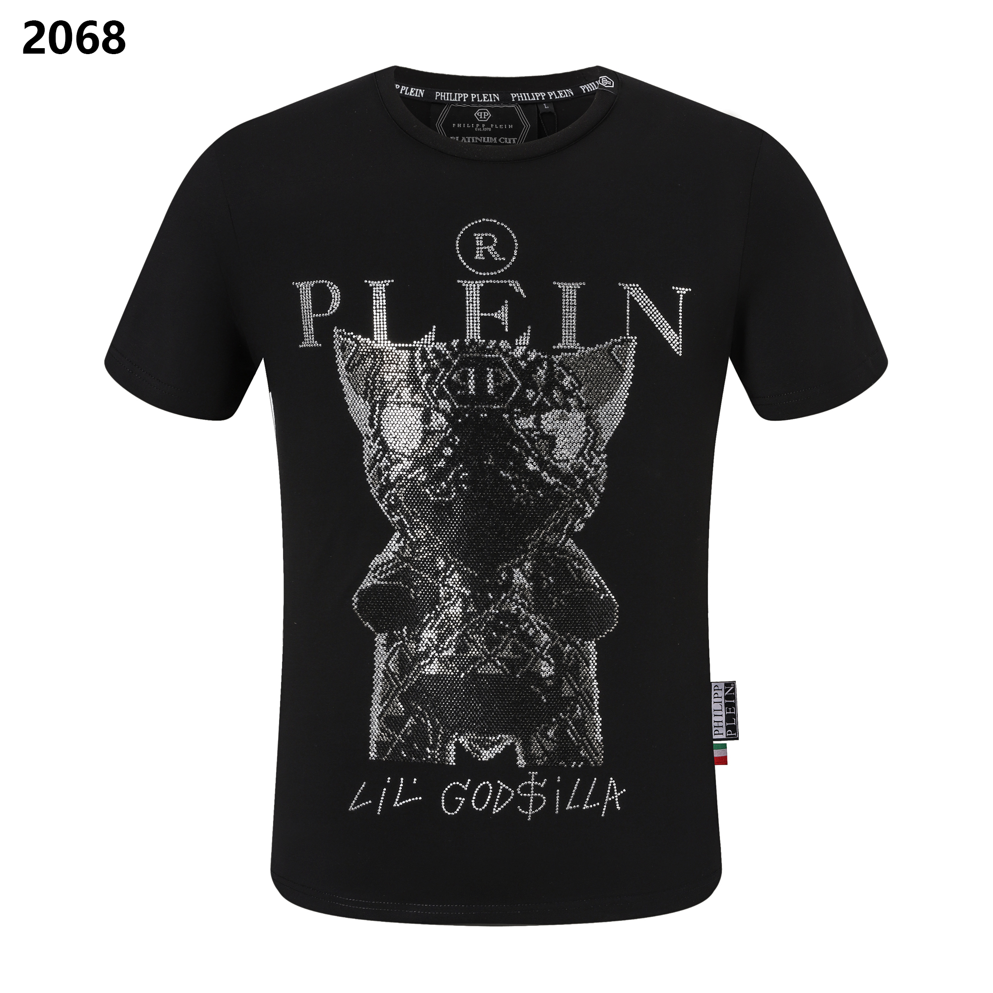 Áo thun nam chất lượng cao philipp plein diamond tay ngắn vải cotton áo pp áo phông độc đáo