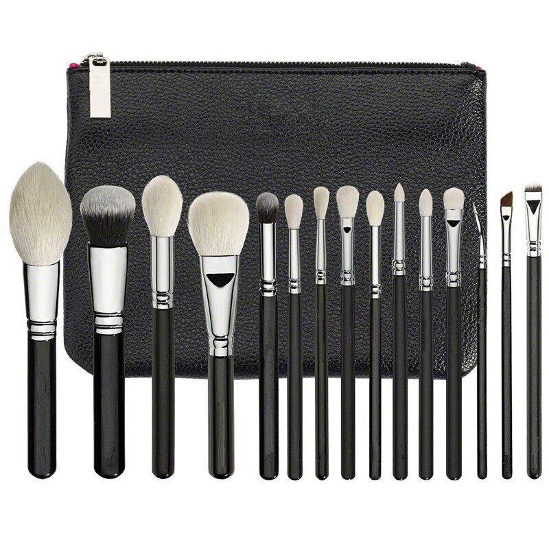 Gambar Professional 15PCS makeup brush set,foundation brush,eye shadow brush,blush brush,Professional beauty makeup tools