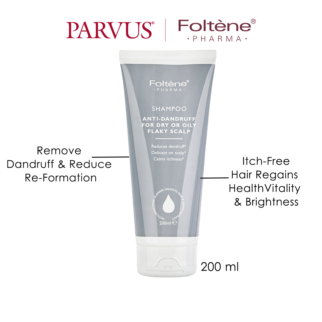 Gambar Foltene PHARMA Anti Dandruff Shampoo for Dry Or Oily Flaky Scalp (200 ml)