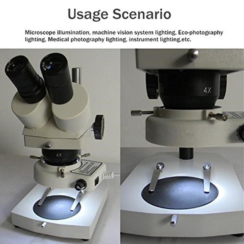 Amscope Light AmScope LED-56S Illuminator With Dimmer | 56 LED Ring ...