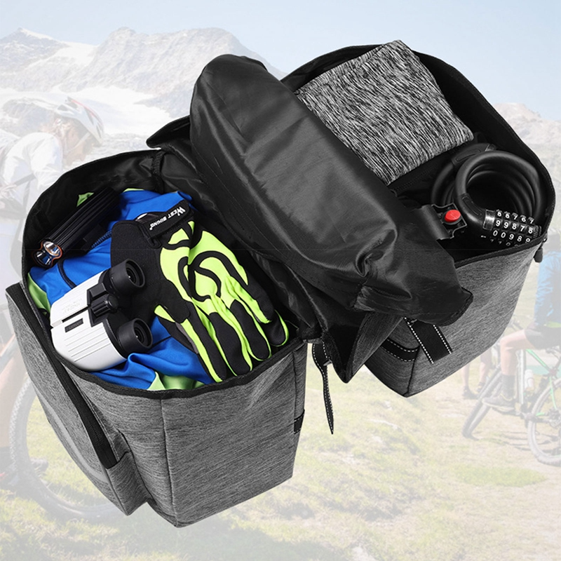 Túi Đựng Đồ Phía Sau Xe Đạp Tiện Dụng, Túi Yên Xe Mang Vác Có Thể Tháo Rời