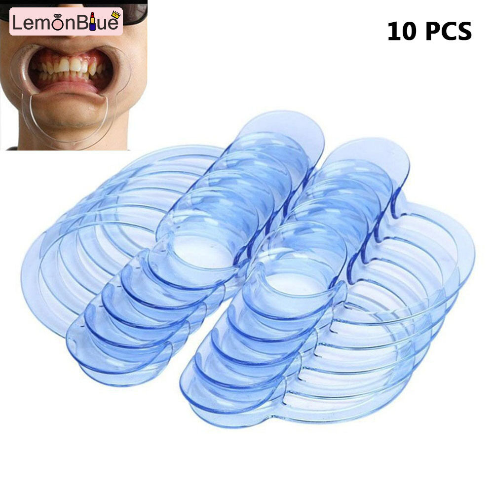 Gambar LemonBlue 10Pcs Mouth Lip Opener Teeth Whitening Dental Oral Cheek Flexible Retractors C Type