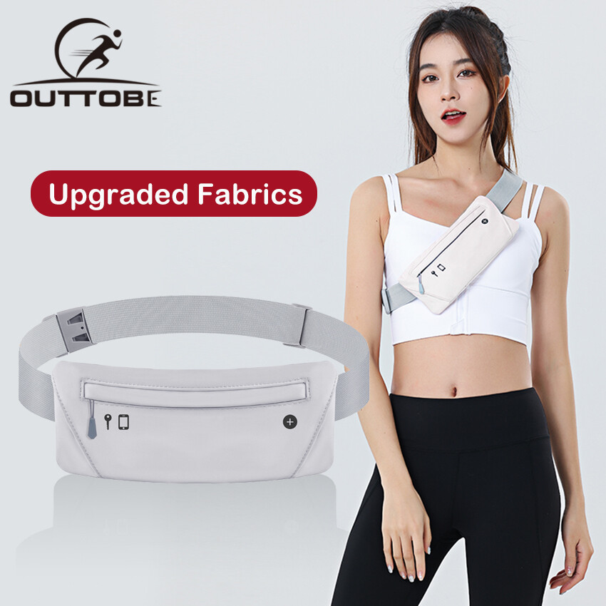 Outtobe Belt Bag for Women Chest Bag Waist Bag Multifunctional Fitness Bag Sports Waist Belts Bag Fitted Fanny Pack Waterproof Crossbody Bag Adjustable Running Pouch Unisex Mini Belt Bag for Workouts Sports Outdoor