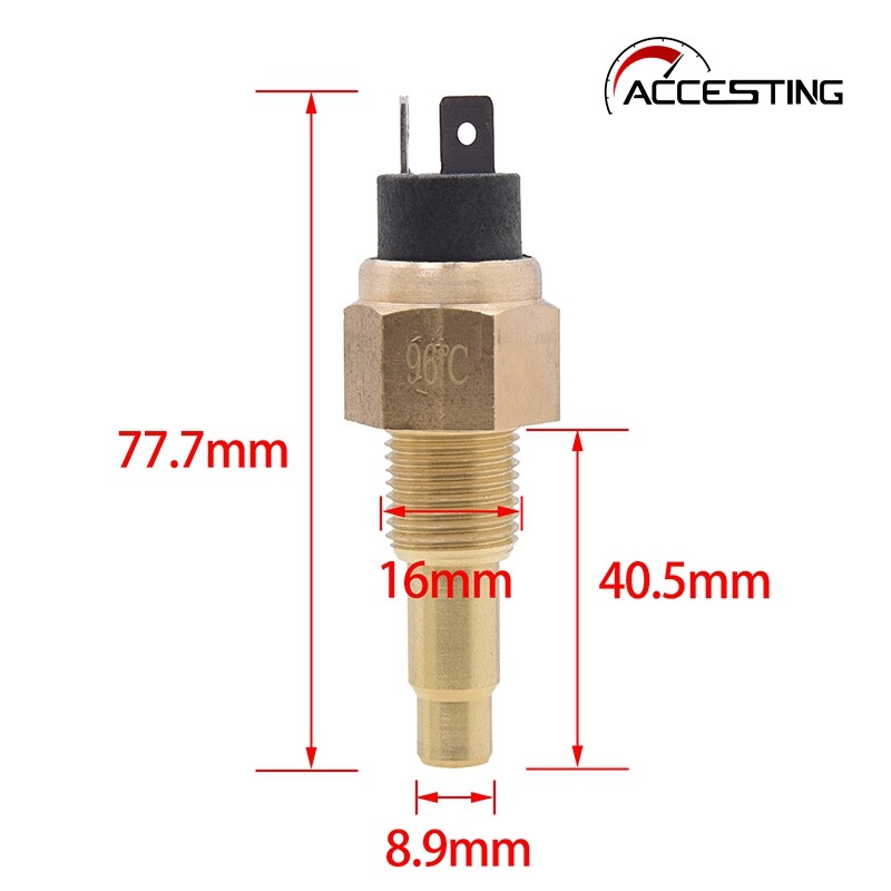 Water Temperature Sensor Fit For Water Temperature Gauge For Car Boat Marine Alarm Sender M16X1.5 ราคา 168 บาท*ส่งฟรี