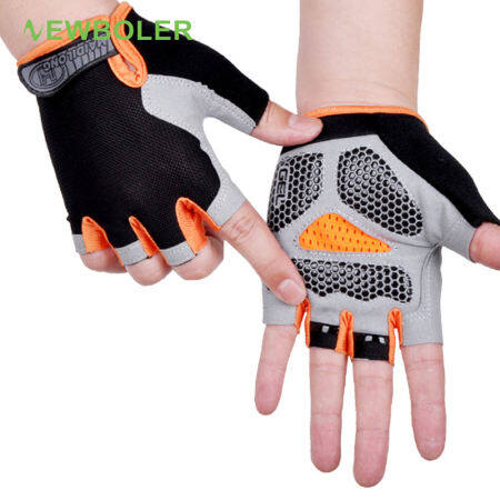 Newboler Half Finger Cycling Gloves - Breathable and Non-Slip