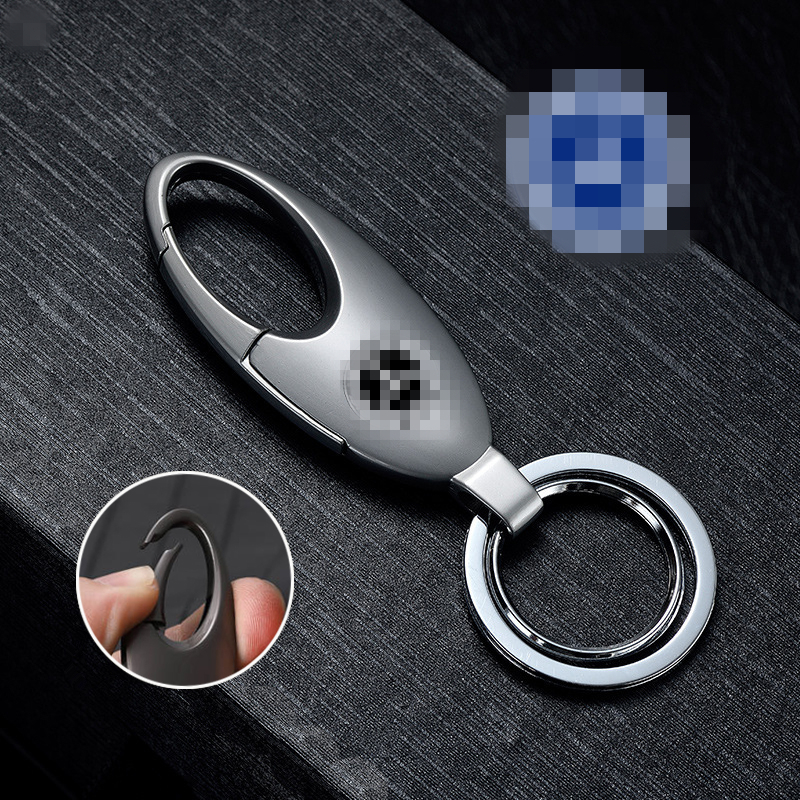 Móc khóa kim loại hợp kim sáng tạo có logo cho benz