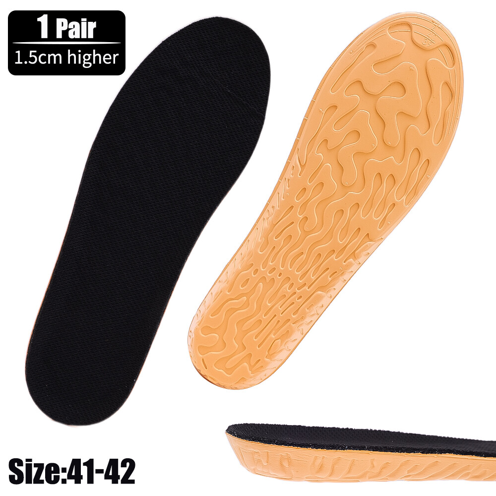 【♡Lovely girls house♡】Orthopedic Height Increase Insoles for Women Men Invisiable Boost 1.5-3.5cm Memory Foam Shoes Pad Breathable Feet Care Insole - 8