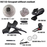 Shimano ULTEGRA R8150 Di2 Rim Brake Electronic Groupset 2x12S R8150 Front Rear Derailleur Cassette DN300 EC300 JC304 SD300 Road Bicycle Di2 Set