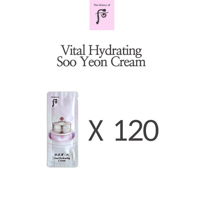 Gambar THE HISTORY OF WHOO Soo Yeon Cream 1ml X 120pcs Gel type   Moisture moist skin Moisturizing cream  Lee Young Ae Cream