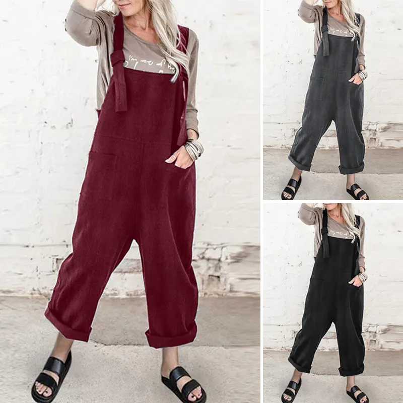 dark grey overalls