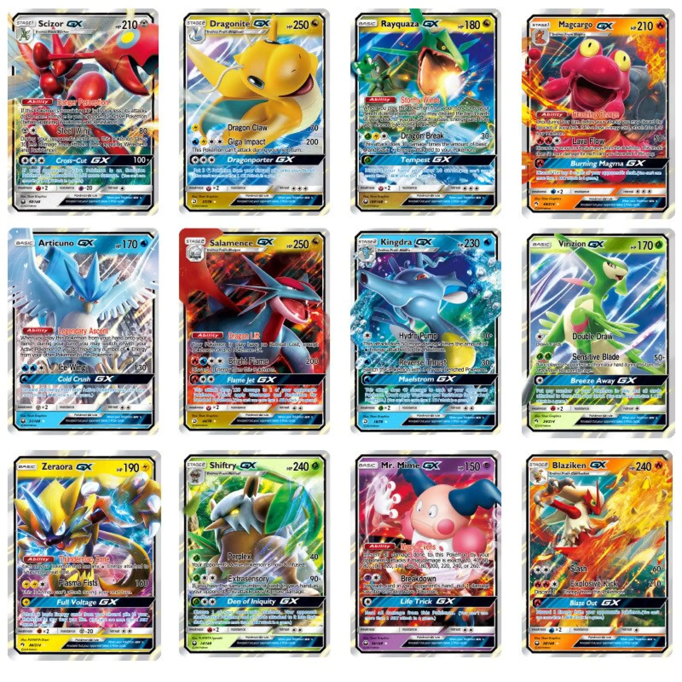 300pcs Pokemon cards Vmax Tag Team GX 