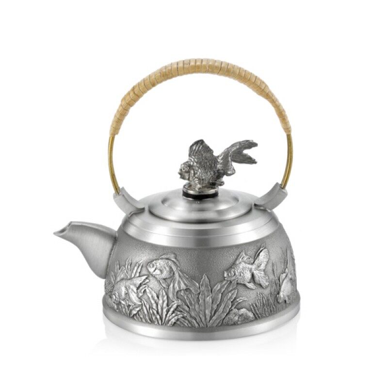 Gambar Royal Selangor Oriental Collection Pewter Goldfish Tea Pot Gift