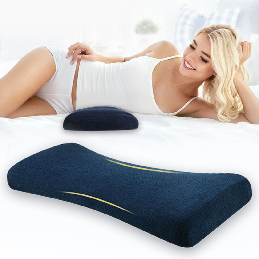 best lower back support pillow for bed