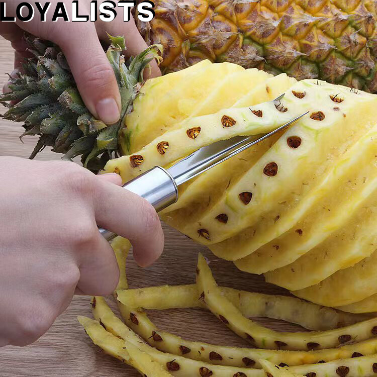 Loyalists dụng cụ gọt vỏ dứa bằng thép không gỉ dụng cụ gọt vỏ trái cây