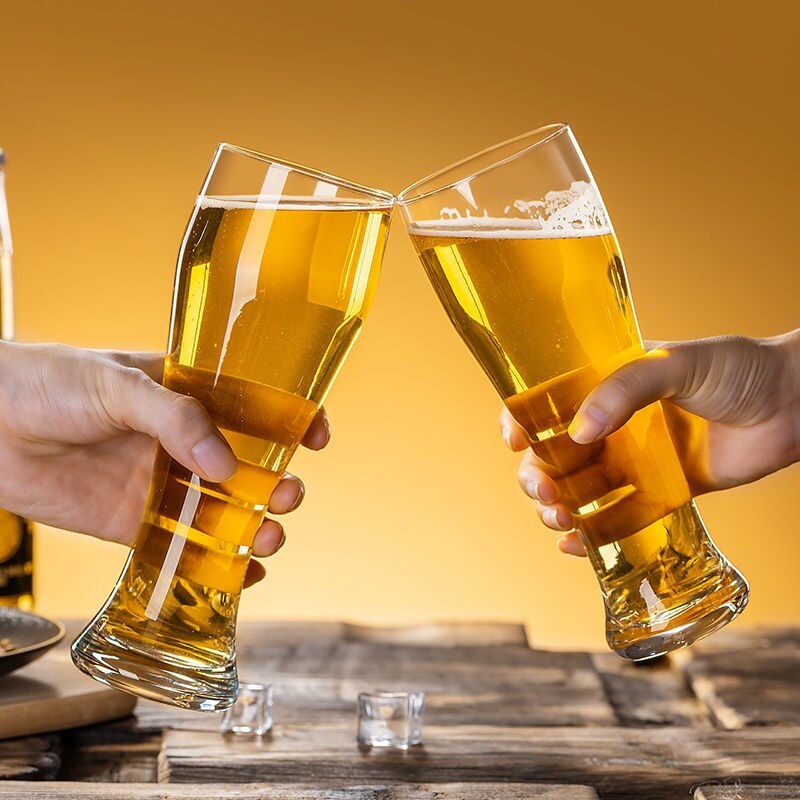 Gambar high quality Web celebrity home creative individuality craft wheat beer glass large beer on draft cup bar special purpose glass suits