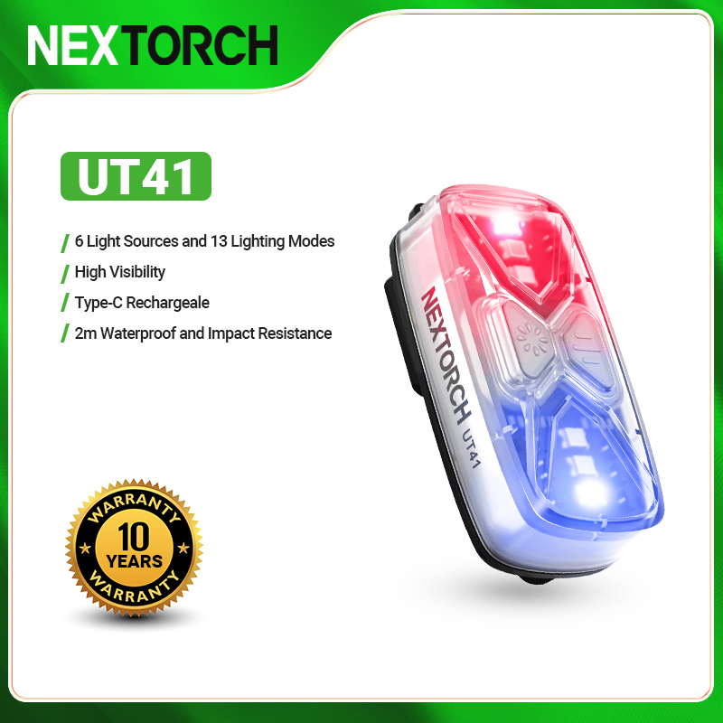 NEXTORCH UT41 Multi-Function Rechargeable Signal Light Tactical Safety Light-Multi-Color ราคา 908 บาท*ส่งฟรี