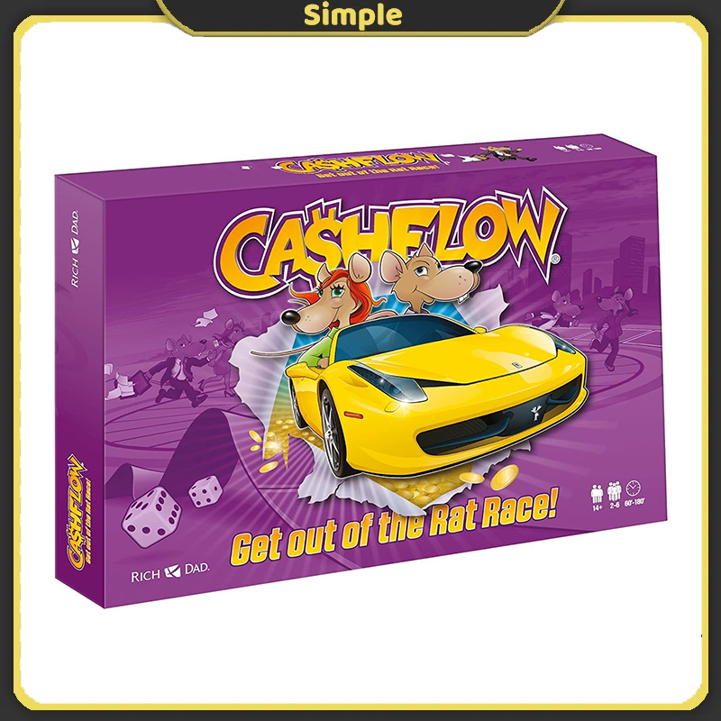Cashflow trò chơi với bàn cờ cho trò chơi tiệc tùng gia đình