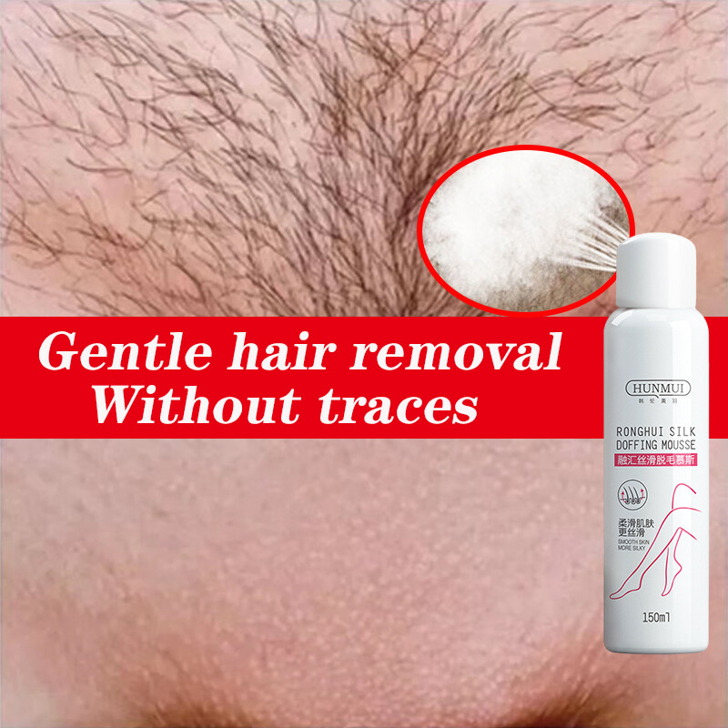 Gambar Gentle Painless Hair Removal Spray Hair suppression spray 150ml Non Irritating Gentle Hair Remover fast remove Armpit leg hair hand hair Reducing Hair Growth Skin Care Product For Women Men