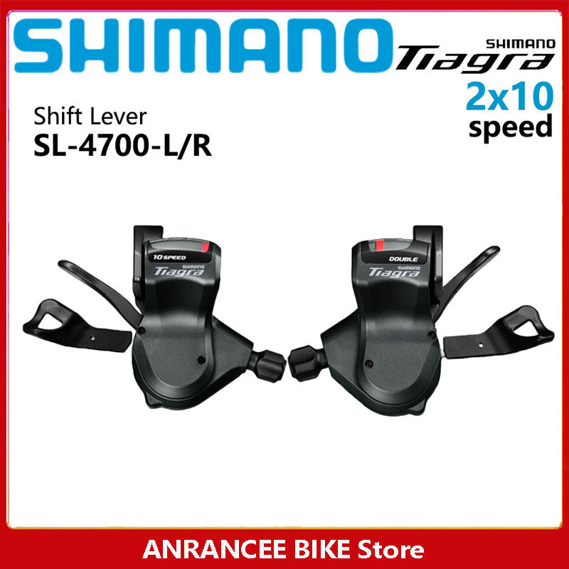 Shimano Tiagra SL 4700 phẳng Shifter 2x10 tốc độ xe đạp đường trường RapidFire cộng với thanh chuyển