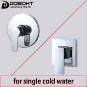 DOBOHT Brass Single Cold Water Shower Faucet for Bathroom